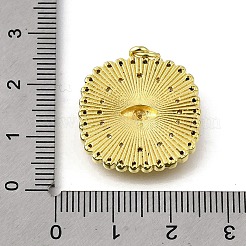 Латунные микро проложить кубического циркония подвески KK-U072-40B-G