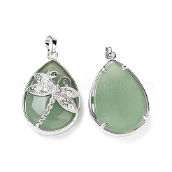 Естественный зеленый авантюрин подвески G-G900-01P-01