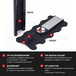 50шт. 5 стиля наконечника для бильярдного кия из коровьей кожи FIND-OC0001-93