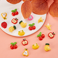 Кабошоны из смолы 80шт 8 стиля RESI-CJ0001-213