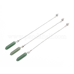 Биолокационные маятники с заостренными концами из натуральных драгоценных камней G-I284-E