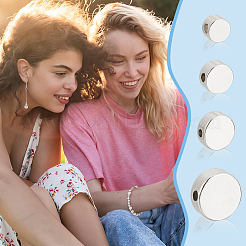 80 шт. 4 стиля латунные распорные бусины для стоек KK-PH0006-86