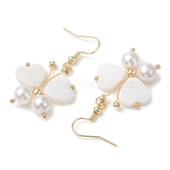 Латунь болтающийся серьги EJEW-TA00544