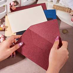 20 шт. 5-х цветные бумажные конверты AJEW-TA0002-22