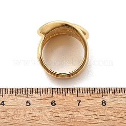 Кольца для пальцев крест-накрест из нержавеющей стали 304 RJEW-Q012-07G