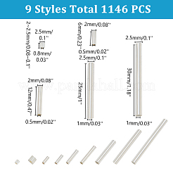 1146 шт. 9 вида стеклянных бусин SEED-AR0001-17