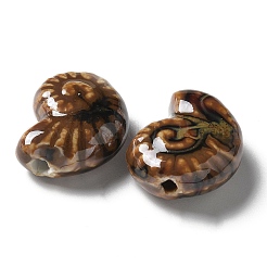 Фарфоровые бусины ручной работы&nbsp;LS-PORC-L080-F08