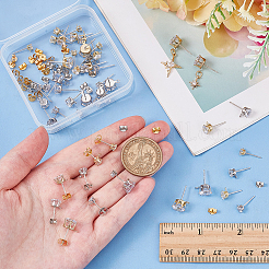 925 фунт стерлингового серебра пробивает кубические цифры на основе циркония STER-AR0001-28