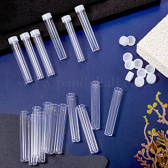 20 шт. прозрачных пластиковых контейнеров для шариков с крышками&nbsp;CON-TA0001-19