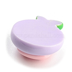 Кабошоны из непрозрачной смолы на тему свиньи RESI-C042-03B