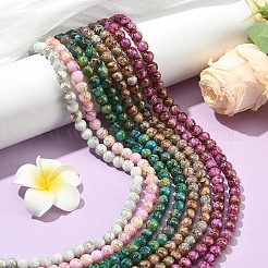 3 прядь стеклянных бусин&nbsp;DGLA-YW0001-55A