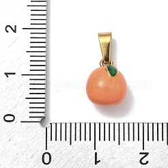 Подвески в виде фруктов и овощей из нержавеющей стали 304 с эмалированным покрытием&nbsp;STAS-F336-02E-G