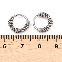 Серьги для хряща из нержавеющей стали 316&nbsp;AJEW-C044-16C-AS