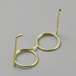 Латунные оправы для очков&nbsp;AJEW-WH0419-90G