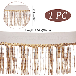 10 ярд полиэстеровой кружевной бахромы&nbsp;DIY-WH0308-499A