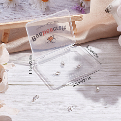 6 комплект из 925 застежек-карабинов из стерлингового серебра&nbsp;STER-BBC0001-18