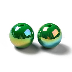 УФ-покрытие радужными переливающимися акриловыми бусинами PACR-D070-01G