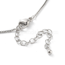 Латунные ожерелья с покрытием стойки&nbsp;NJEW-P294-01P