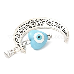 Подвески из сплава с полой луной PALLOY-JF02128