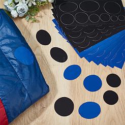 10 шт. 2-х цветные нейлоновые заплатки для ремонта AJEW-OC0013-95