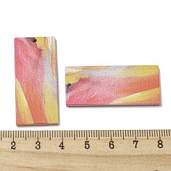 Непрозрачные акриловые подвески BACR-D002-06A