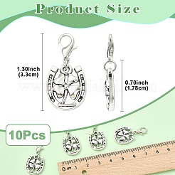 10 шт. подвесные украшения из сплава в тибетском стиле&nbsp;HJEW-YW00304