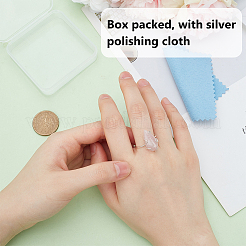 1 шт. 925 компонента кольца из стерлингового серебра&nbsp;FIND-BC0013-83B