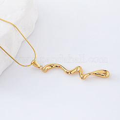 3 шт. минималистичные нерегулярные витые подвески из нержавеющей стали для женщин PL8939