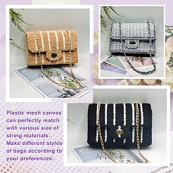 Пластиковые листы холста сетки DIY-WH0387-14