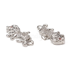 Латунные микро проложить кубического циркония подвески&nbsp;KK-E068-VB301