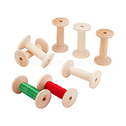 Катушки с деревянными нитками TOOL-WH0155-140