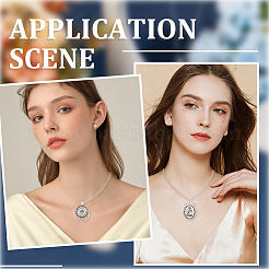 44 шт. 11 стиля подвески в тибетском стиле с кабошонами TIBE-SC0002-12