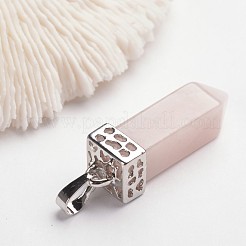 Пули латунные подвески с драгоценными камнями G-F218-04A