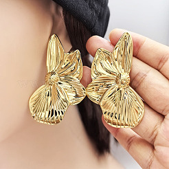 Серьги-гвоздики из нержавеющей стали 304&nbsp;EJEW-K321-01G