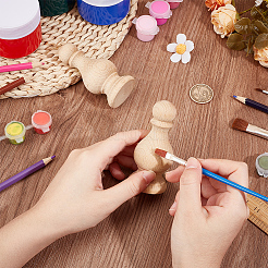 Столб из бука WOOD-WH0124-126D