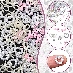 644 шт. имитация жемчужных кабошонов из сплава&nbsp;MRMJ-SP0001-13