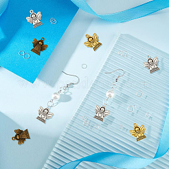 120 шт. 3-х цветные подвески в тибетском стиле&nbsp;TIBEP-DC0001-05