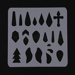 Пластиковые трафареты для изготовления шаблонов DIY-D025-G01