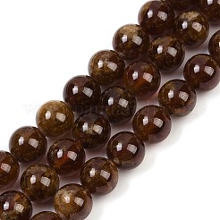 Гранат природный бисер нитей G-U026-A10-8mm