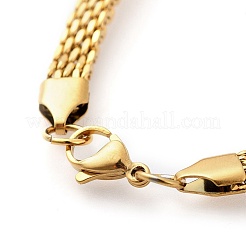 Браслеты-цепочки из нержавеющей стали 304&nbsp;X-BJEW-G618-06G