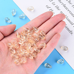 Прозрачные акриловые бусины&nbsp;MACR-S373-59B-B10