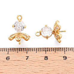 Латунный микро-паве кубический цирконий KK-N263-71G