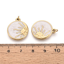 Подвески из нержавеющей стали 304 с эмалью&nbsp;STAS-U061-31G-B