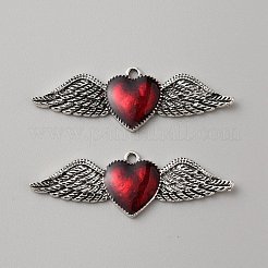 Подвески из эмали и сплава&nbsp;LS-FIND-WH0156-43D