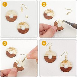 Наборы для изготовления сережек с подвесками своими руками DIY-OC0005-31