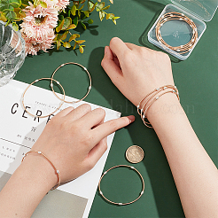 Набор из 12 пружинного браслета&nbsp;BJEW-BC0001-13KCG