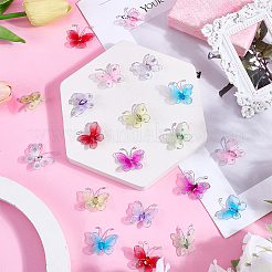 80 шт. 8-х цветные кружевные бабочки-декорации&nbsp;DIY-CP0012-98