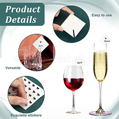 Пустые бумажные бирки для бокалов CDIS-OC0001-07B