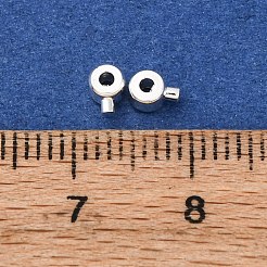 Зажимные бусины из латуни KK-Z030-17B-S