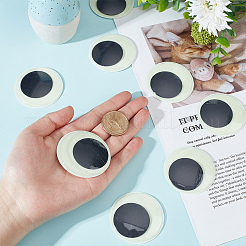 Светящиеся пластиковые кабошоны с выпученными глазами&nbsp;DIY-AR0002-94